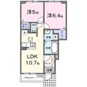 エースガーデン Ⅱの間取り画像