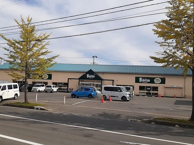 近くのセリア青森店まで500m（徒歩7分）