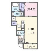 モダンヴィラ 一番館の間取り画像