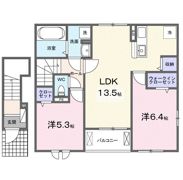 モダンヴィラ 二番館の間取り画像