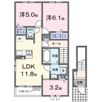川越市アパート（028293001）の間取り画像