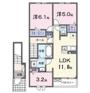 川越市アパート（028293001）の間取り画像