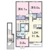 川越市アパート（028293001）の間取り画像