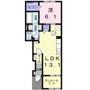 アルバローズの間取り画像