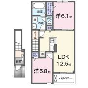 エメラルドの間取り画像