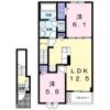 仮称;上山町2丁目アパートの間取り画像