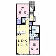 ドリーム江別Ⅱの間取り画像