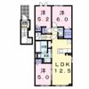 ドリーム江別Ⅱの間取り画像