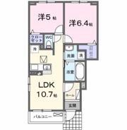 アリビオ Aの間取り画像