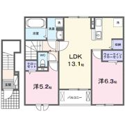 ヒカルサ久喜 スクエアの間取り画像