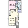 ブリーゼ幸田の間取り画像