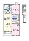 門田町アパート（028306201）の間取り画像