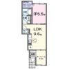 上三川町アパート(028314401)の間取り画像