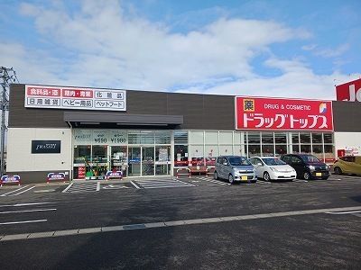 近くのドラッグトップスまで380m（徒歩5分）