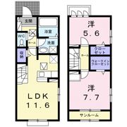 清水台テラスDの間取り画像