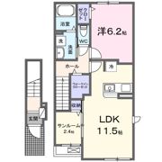 ラヴィベール Ⅱの間取り画像