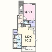 モンフル柏原 Ⅱの間取り画像