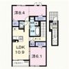 シエル ブリュの間取り画像