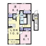チョコレットの間取り画像