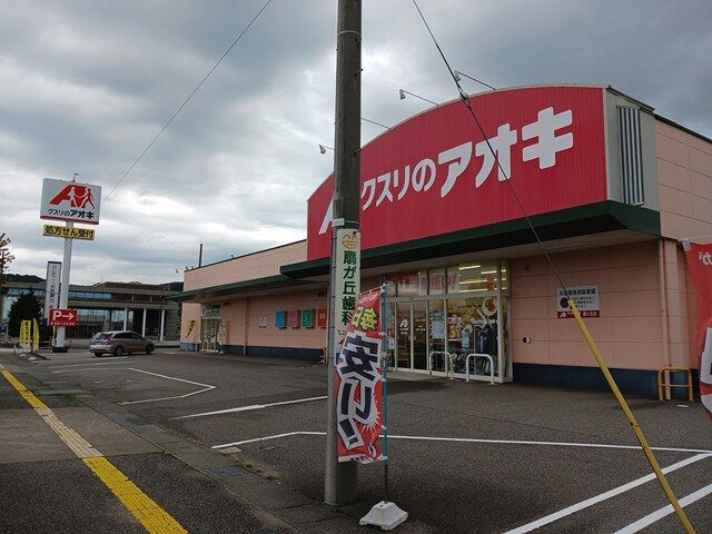 近くのクスリのアオキ扇が丘店まで467m(徒歩6分)
