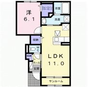 ミストラルの間取り画像
