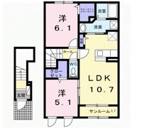 ミストラルの間取り画像