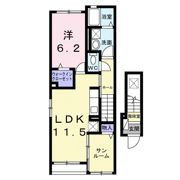 ヴィラ・サンセールBの間取り画像