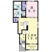 北3丁目アパート（028334501）の間取り画像