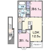 エンドアの間取り画像