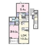 フォンテーヌⅤの間取り画像