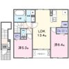 西三島2丁目アパートAの間取り画像