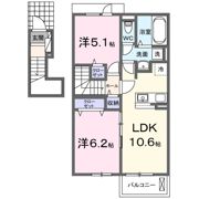 クレストコート緑台Ⅲの間取り画像