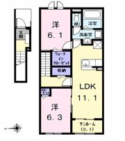 ガーデン ハイツ ハトリⅠの間取り画像