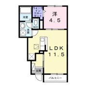 プログレス Bの間取り画像