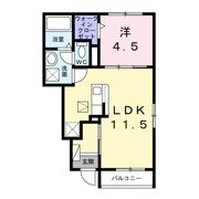 プログレス Bの間取り画像