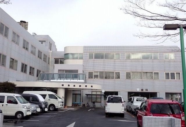 近くの福島西部病院まで2,400m(徒歩30分)