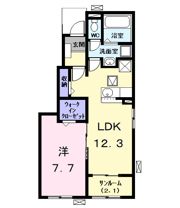コージィープレイス 凛の間取り画像