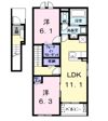 コージィープレイス 凛の間取り画像