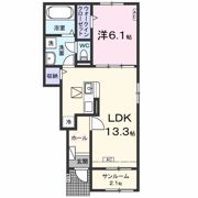 Kirsche（キルシェ）の間取り画像