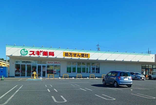近くのスギ薬局太田八幡町店まで750m（徒歩10分）
