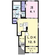 ピアニッシモⅡの間取り画像