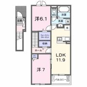 コルヴェールの間取り画像