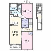コルヴェールの間取り画像