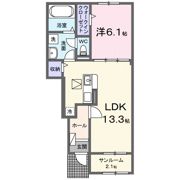 ソーレ Ⅰの間取り画像