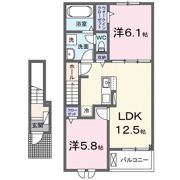 エストレージャⅠの間取り画像