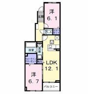 PEANUTS（ピ－ナッツ）の間取り画像