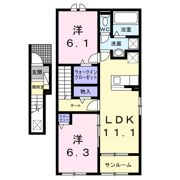 パークサイドの間取り画像