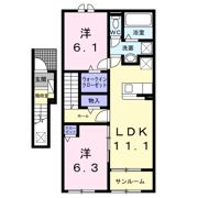 パークサイドの間取り画像