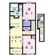 パークサイドの間取り画像