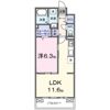 フルール近江の間取り画像